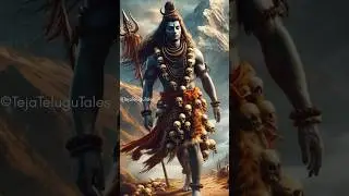 శివుడు వేసుకున్న కాపలాలు ఎవరివి? Shiva's skull garland #telugu #bhakti #shiva #shorts #telugushorts