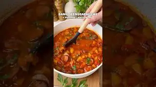 Danie jednogarnkowe z kiełbasą i warzywami 😍 #dinner #sausage #vegetables #food