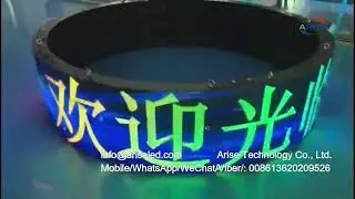 Front maintenance arc cylindrical folding LED flexible screen LED flexible cylindrical screen cylind