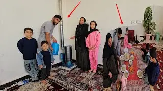 New Challenge in Ali Saleh's Nomadic Family | Installing a Heater to Heat the House