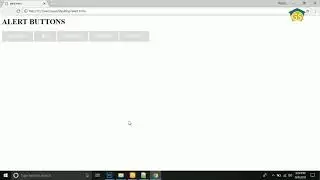 Create ALERT BUTTON using HTML & CSS