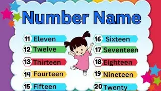 Numbers name 1 to 50#study 2026