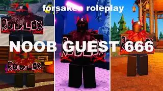 FORSAKEN ROLEPLAY [UPDATE]   How to get NOOB GUEST 666 BADGE + MORPHS - ROBLOX !