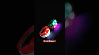 Wristbands that light up automatically on music beats #concerts #birthday #weddings