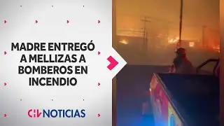 Dramático rescate de mellizas en Penco: Madre pidió a bomberos que salvaran a sus hijas