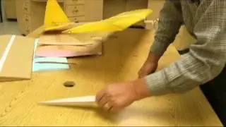 Templates for cutting foam wings