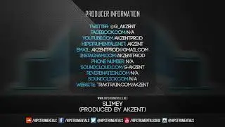 *BEAT* Slimey (Prod. By AkZeNT) [Hipstrumentals.net]