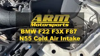 BMW F30 335i Cold Air Intake Install (For: F22 F30 F32 F36 F87) *SOUND CLIPS*