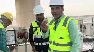 Dis-Connect Switch installation for ACCU #electrical #engineering #construction #technology #shorts