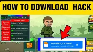 Mini Militia New Mod Menu Version 5.6.0 | Download MediaFire | VIP Mod Menu 😱🤯 |download