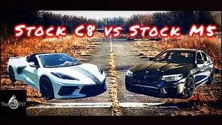 2022 Corvette C8 vs 2020 BMW M5 Competition