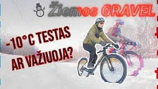 Kai -10C ir sniego iki kelių - ar dviratis dar turi šansų?