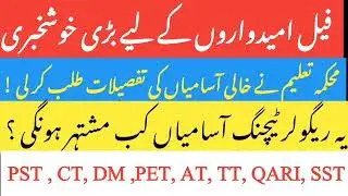 NEW KPK Teaching Regular Government Jobs 2026 || Advisement || Vacant Posts Details || Through Etea 