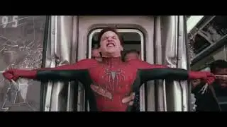 The Powerpuff Girls Movie 4: The Final Dimension Battle (2017) Spider-Man Stops the Train scene