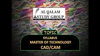 SYLLABUS M TECH CAD/CAM'