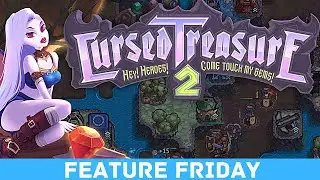 DEFEND YOUR GEMS FROM ADVENTURERS - TOWER DEFENSE | CURSED TREASURE 2 [Feature Friday]