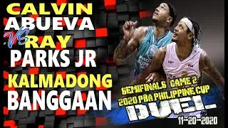 Calvin Abueva vs Ray Parks Jr Full Duel Highlights |Semifinals G2| Abueva 20pts 15rebs | Parks 41pts