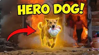 A Dog&rsquo;s Courage Saving a Baby from Fire!😯😯