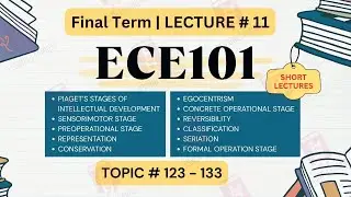 ECE101 Short Lectures | Lecture 11 | Final Term Preparation | Best LectureFinal Term