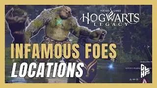 Hogwarts Legacy Infamous Foes Locations