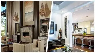 75 Transitional Living Space With A Hanging Fireplace Design Ideas You'll Love 🔴