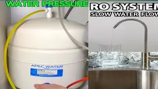 Repressurise water tank/ Increasing water pressure on a Reverse Osmosis water tank