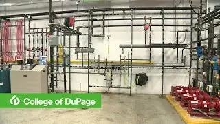 College of DuPage: HVACR Lab Tour - Hot Water System