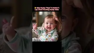 👶 Baby Saying &ldquo;Papa&rdquo; in Mother&rsquo;s Lap | Heart Touching Family Video#CuteBaby#MotherLove#GublooBaby