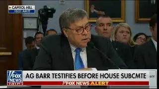 AG Bill Barr DESTROYS Liberal Democrat: Hate Crimes Have Been Increasing Since 2013