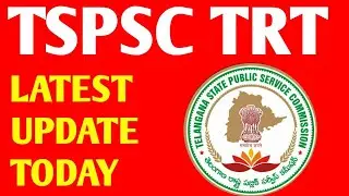 Tspsc trt latest update today||ts trt 2020||tspsc