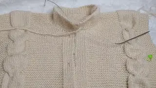 part 4 alize midi ipden en kolay  yetişkin hırka modelleri @arka kol kesim @ crochet sweater
