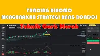 Binomo || Strategi garis merah bondol trader