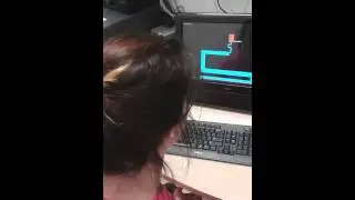 irish girl gets a fright from maize game