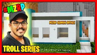 Let's Build ADMIN OFFICE | EP 11 | MZRP | TROLL SERIES | Malayalam | Minecraft | RANDOMIZED
