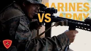 Marines Train with Army Soldiers I Army and Marines training together I Army vs Marine