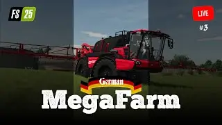 🔴 LIVE - German Mega Farm - Episode 3 - FS25 - Vertical Stream