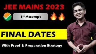 JEE Mains 1st attempt 2023 expected date | Prabhat Ranjan