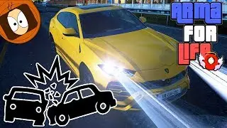 DÉLIT DE FUITE + CRASH SUR L'AUTOROUTE #250KM/H  💥 | ARMA FOR LIFE
