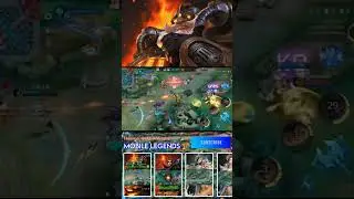Gameplay Tank Franco Roamer || Mobile Legends #shorts #mobilelegends #mlbb #gameplay #gaming