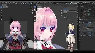 3Dキャラモデリング 作業配信#86【blender】