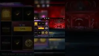 Sukuna Arrival Animation Spin | Free Fire Faded Wheel Event Spin | New Arrival Animation Spin Event