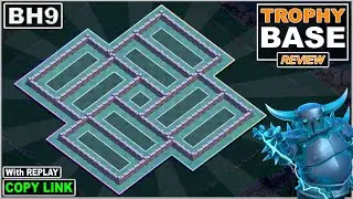 NEW BH9 Base 2022 with Replay | Best Builder Hall 9 Base Copy link | Clash of Clans