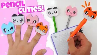 Kawaii Origami Pencil Toppers: Easy & Creative DIY