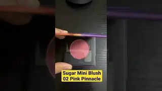 Sugar Contour De Force Mini Blush 02 Pink Pinnacle#sugar#favorite#blush#affordable#makeup#shorts