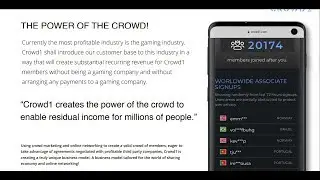 Crowd1 with Affilgo Gaming & Gambling In 2019