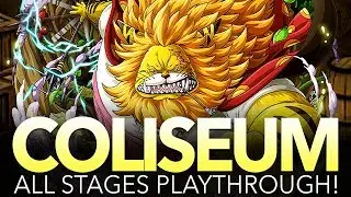 COLISEUM NEKOMAMUSHI! STAGES 1 - 5 PLAYTHROUGH! (One Piece Treasure Cruise - Global)