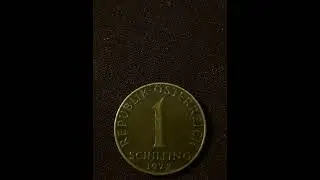 Монета Австрии 1 шиллинг 1972 года. 1 SCHILLING 1959-2001 г.г. Вторая республика.