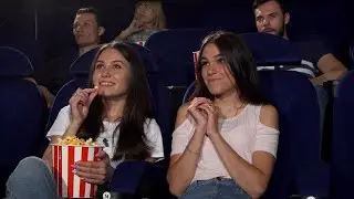 Popcorn At The Cinema Stock Video