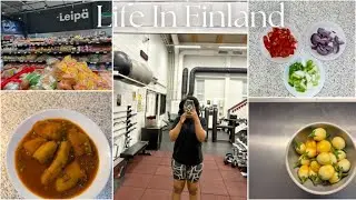 Living Alone Diaries 🇫🇮 | Slow Life in Finland, Home-Cooked Meals,Grocery Shopping, Gym &New Hair