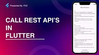 Rest API with dio in Flutter